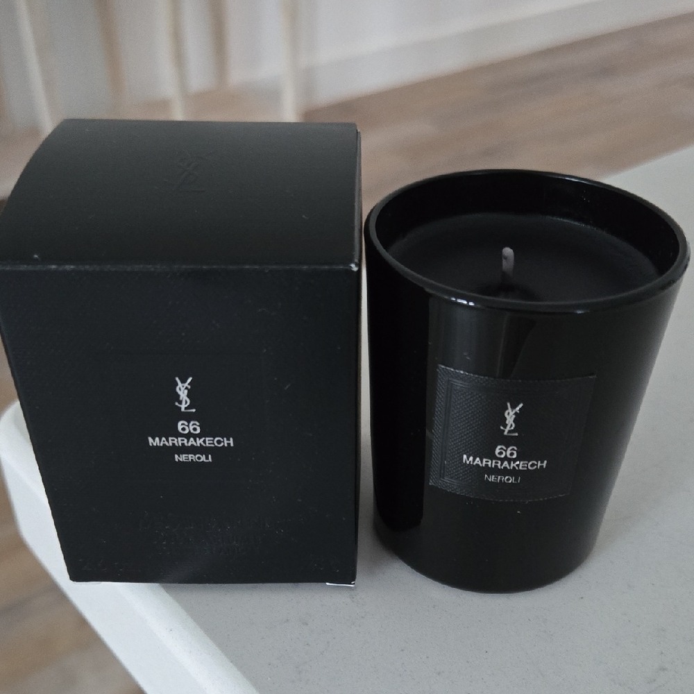 New In Box YSL Candle Marrakech 66 Neroli Bougie Scented Candle 75g YSL Desinger